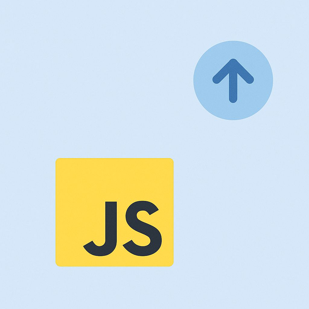 Универсальный скрипт кнопки “Наверх” на чистом JavaScript — без зависимостей и конфликтов со стилями сайта
